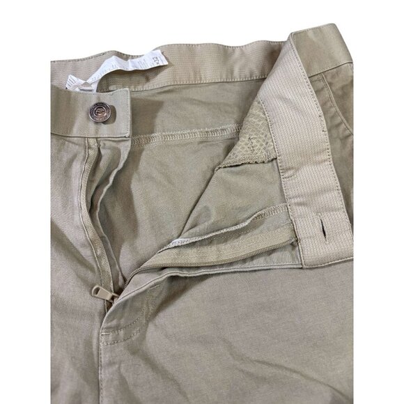 Mens Fabletics Beige Lightweight Khaki Chino Pants W/ Zippered Pockets 38x32 - Picture 7 of 9